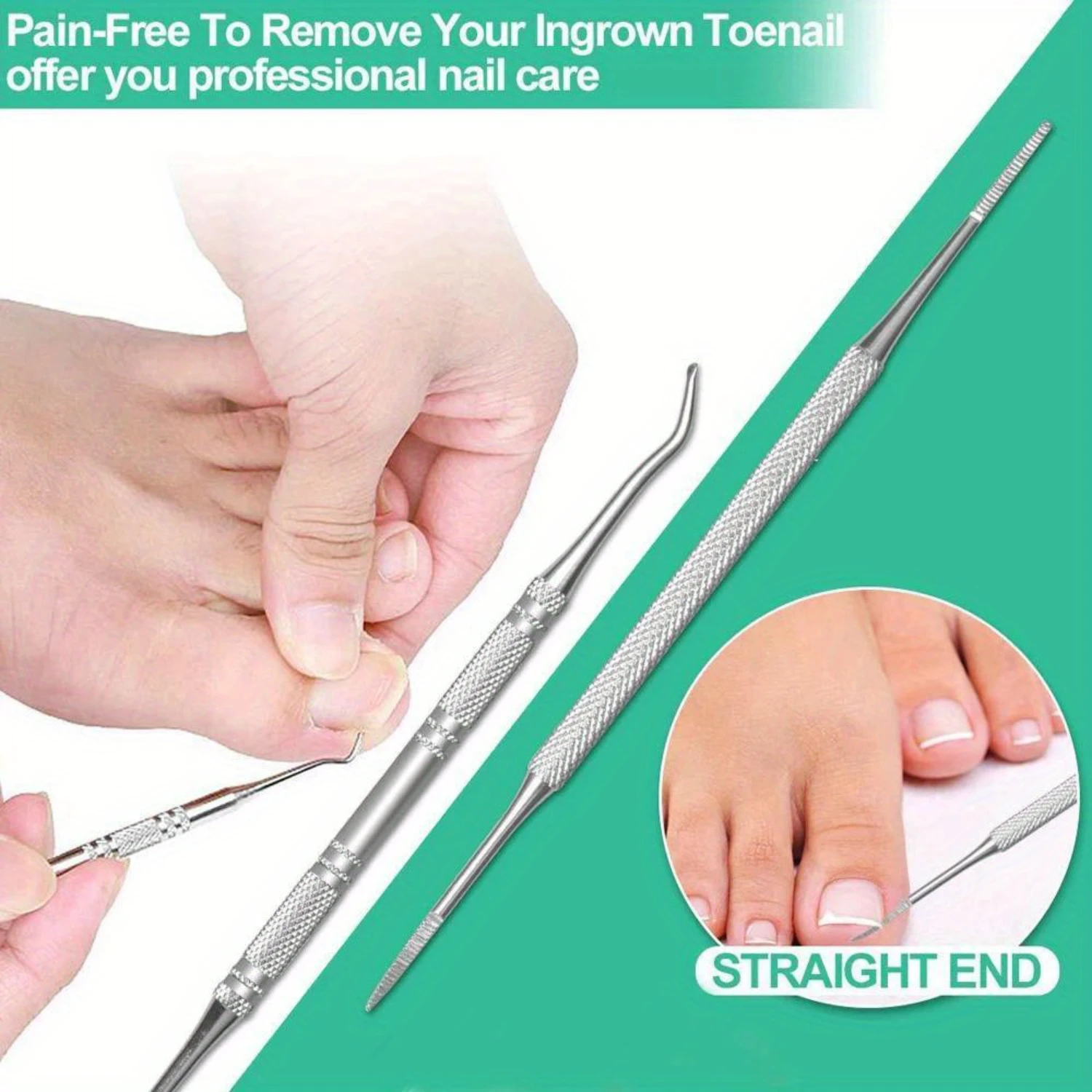 Conjunto de manicure kit pedicure cortador de unhas aço inoxidável profissional ferramentas cortador de unhas encravadas nipper com caso de viagem