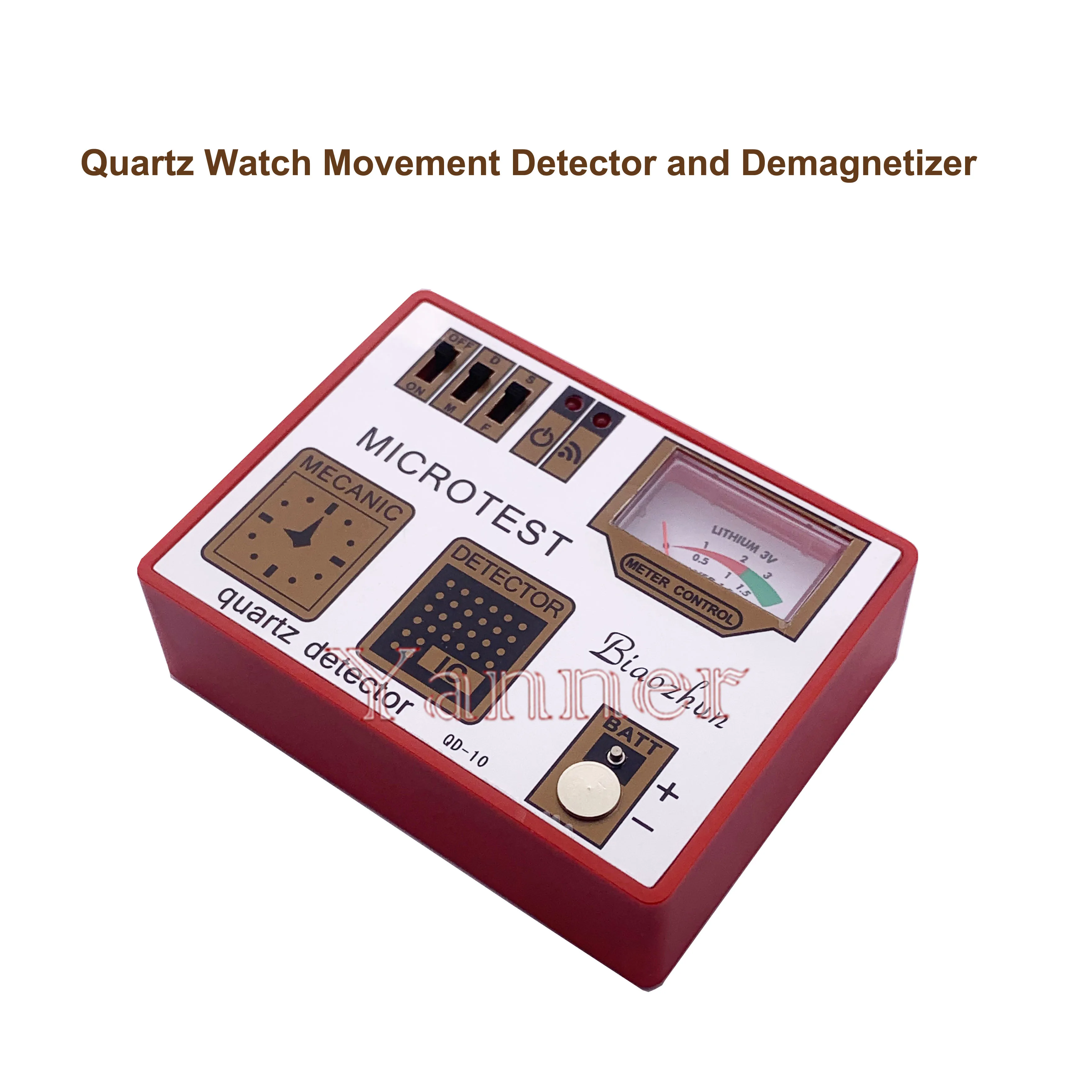 Quartz Watch Movement Detector Battery&Pulse Tester Multi-function Watch Analyzer QD-10 Watch Repair Instrument Tool