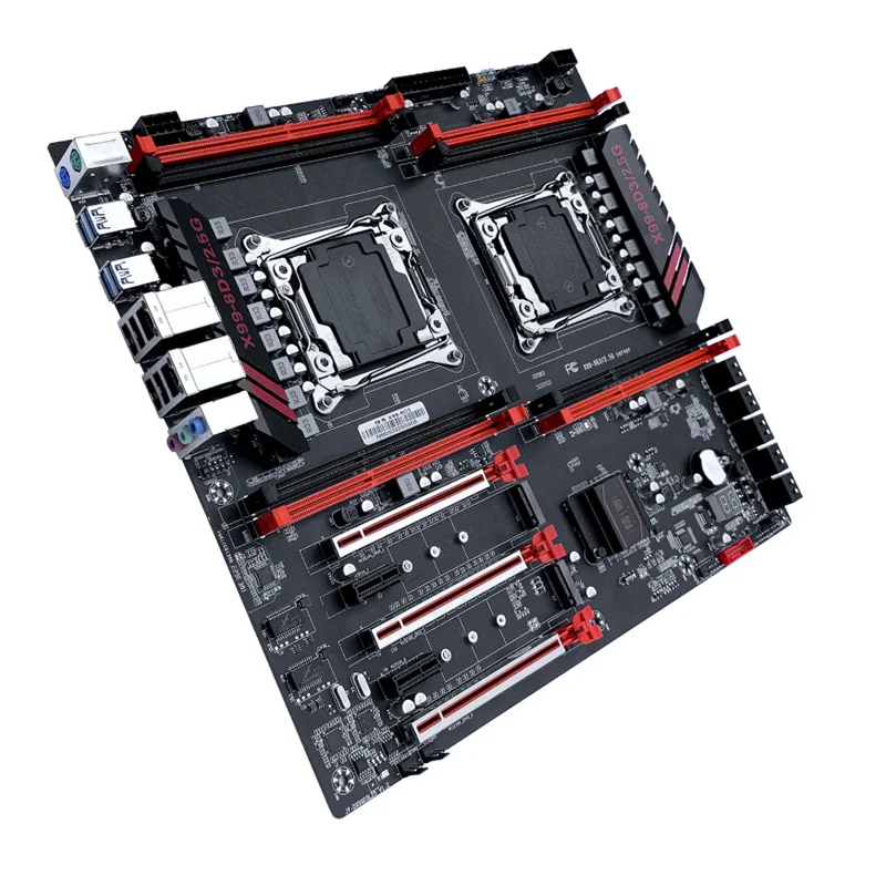 FOR JGINYUE X99 dual CPU motherboard LGA 2011-3  DDR3 memory eight channels Dual 2.5G network card X99-8D3/2.5G