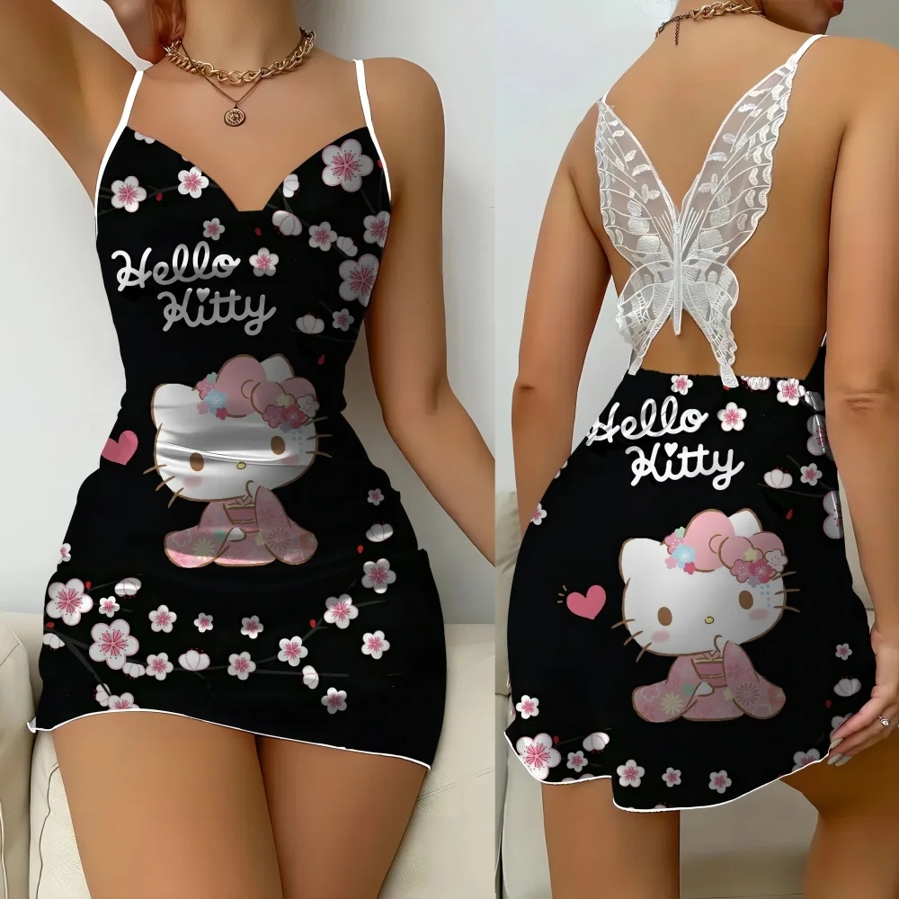 Sleepwear for Women and Sexy Nightgown Sleeping Woman Night Sexs Dress Babydoll Dress Mini Romantic Lingeries Nighty Lovely 2024