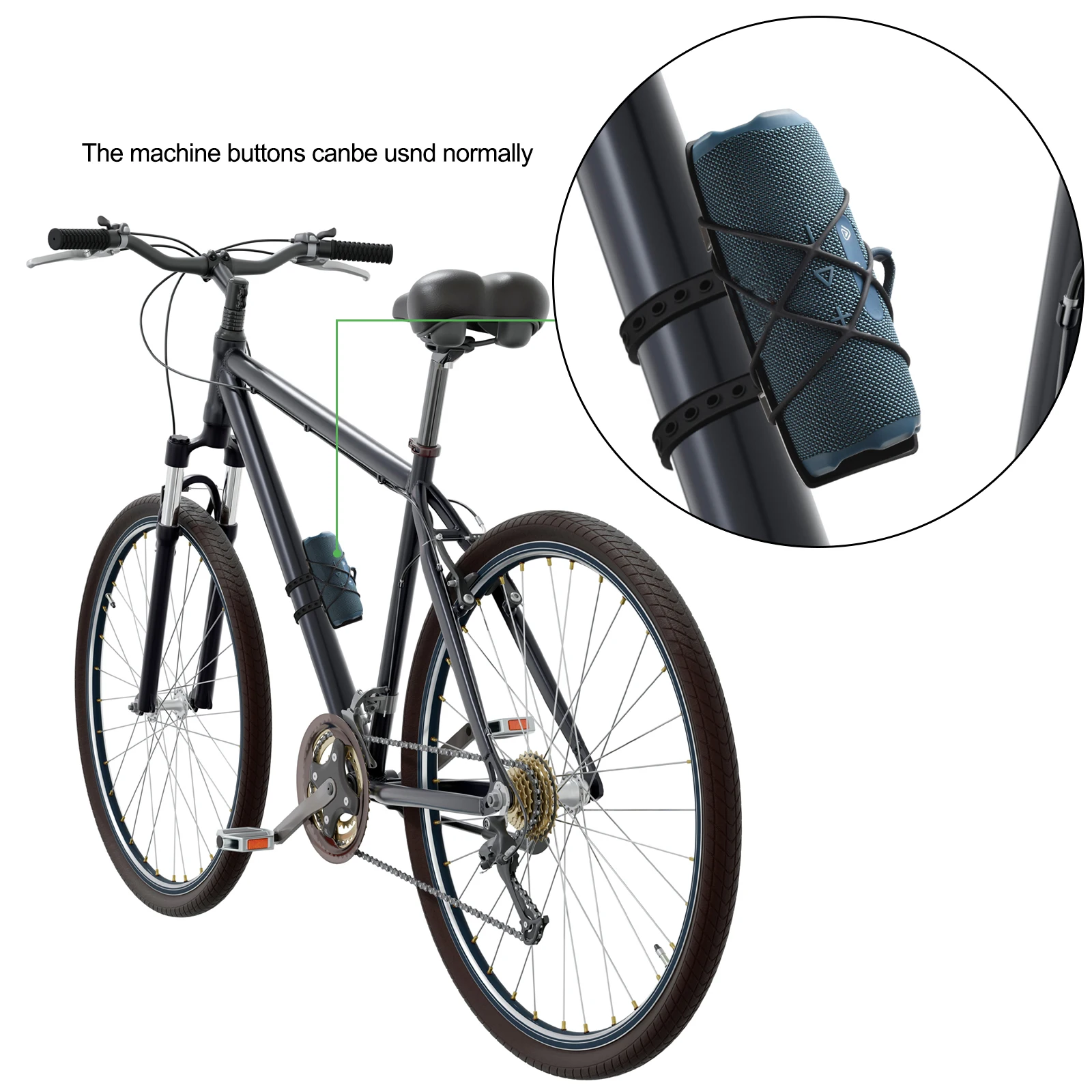 

Портативное крепление для колонки на велосипед/гольф-кар, держатель для колонки на велосипед, кронштейн для колонки на велосипед для JBL FLIP 7/6/5/4/3