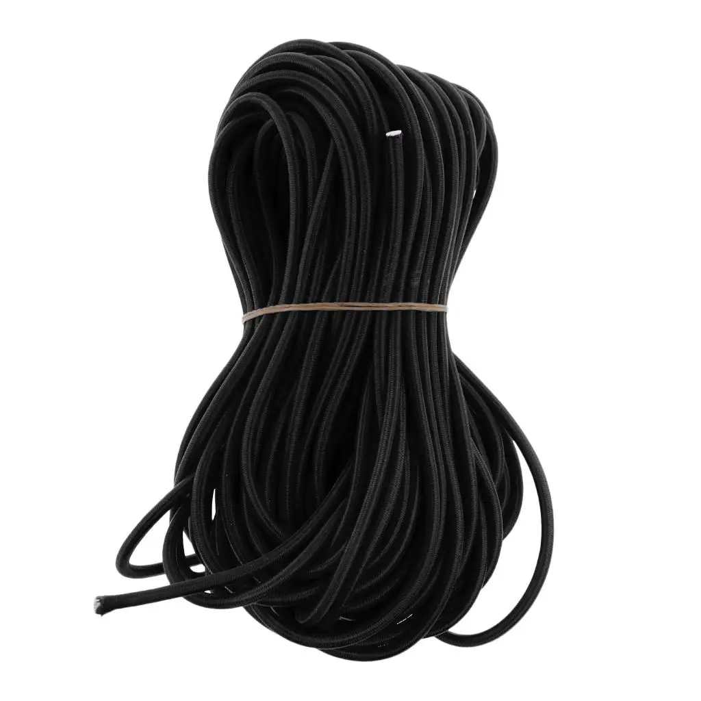 Resistant Elastic Shock Cord Reliable Bungee Rope for Caravan Roof Rack Ground Sheet Outdoor Use