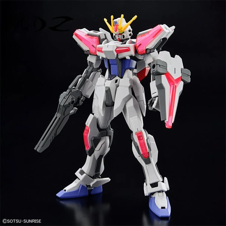 Bandai Original GAT-X105 Build Strike Gundam Anime Figure Model Kit EG 1/144 Assembly Collection Action Figures Toy Exhibit Gift