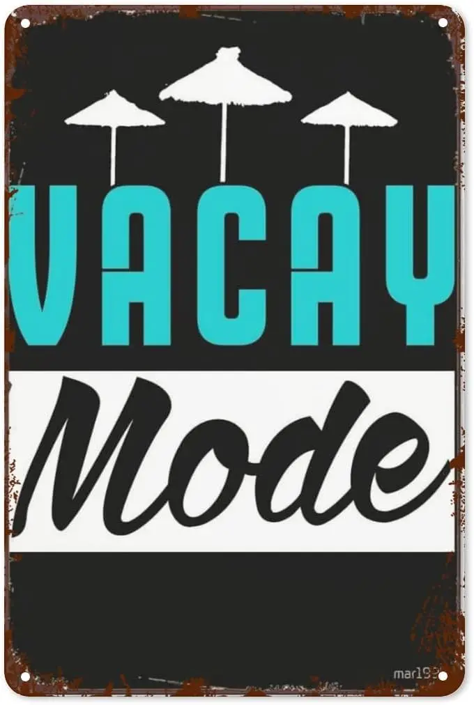 Vintage Tin Signs Holiday Feeling Decorative Wall Plaques for Home,Garden & More Retro,Aesthetic & Inspirational Li sign