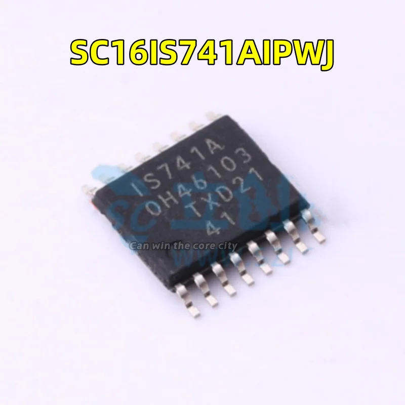 5-100 PCS/LOT New SC16IS741AIPWJ screen IS741A package TSSOP-16, bus to UART original spot