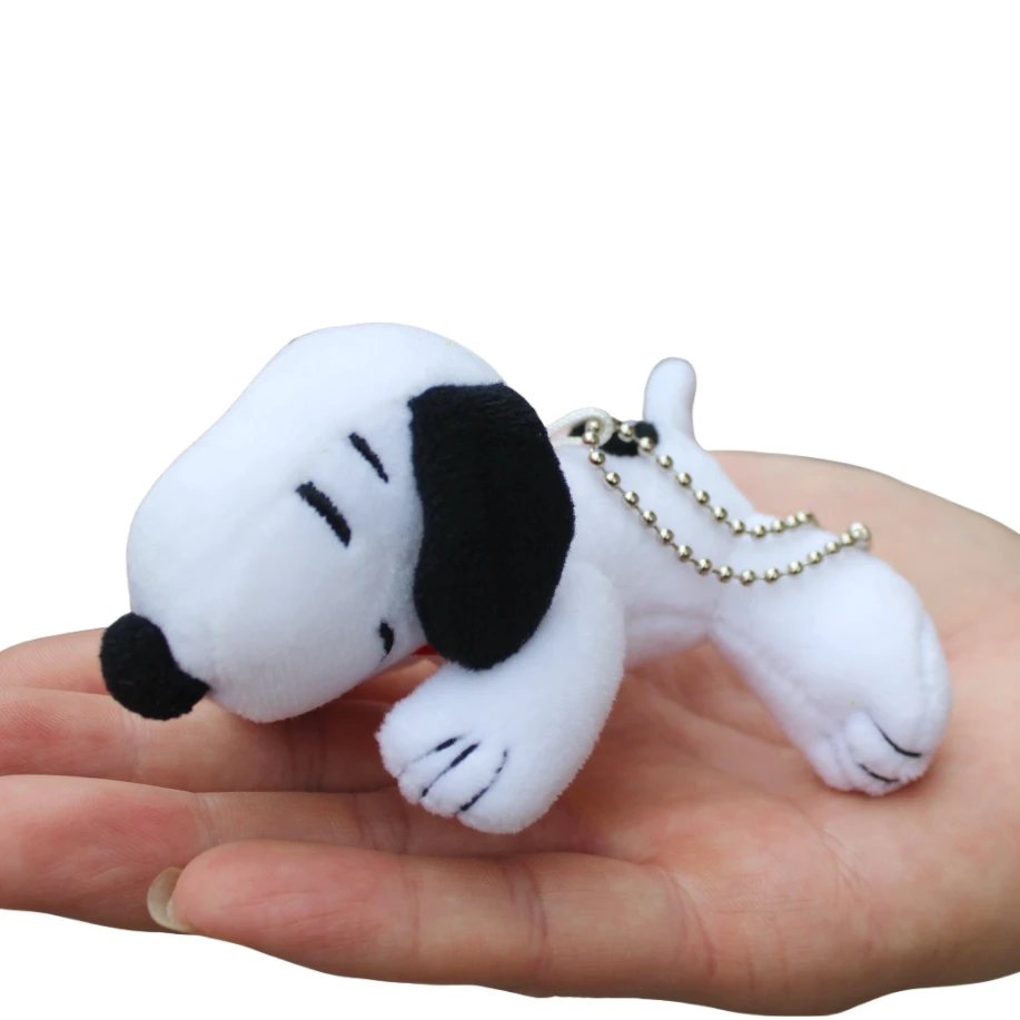 6 Piece 10cm Peanuts Snoopy Plush Soft Pendant Toys Christmas Snoopy Toys Wholesale Snoopy Toys