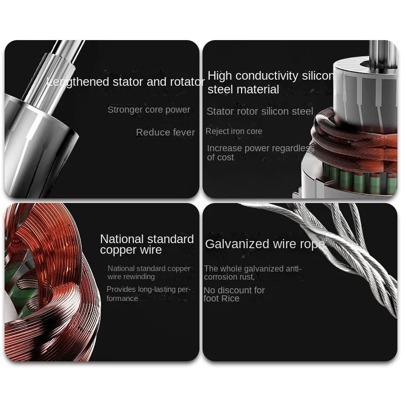 

Factory Price 500 Kg Electric Hoist Lifting Cable Hoist Lifting Wire Hoisting Crane Electric Workshop Electric Gantry Crane