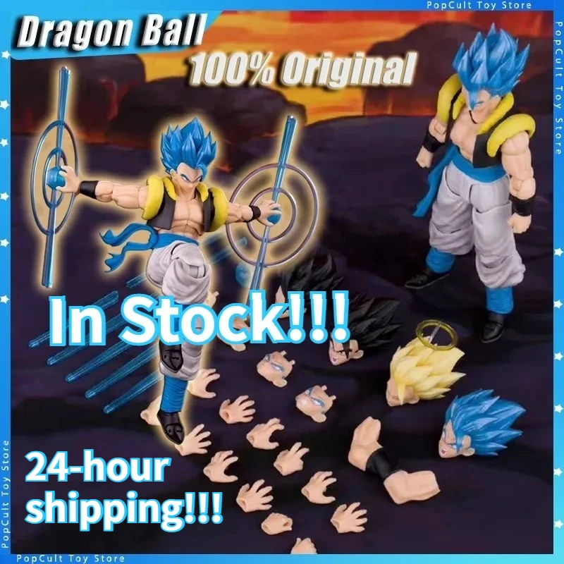 

In Stock Demoniacal Fit SHF Dragon Ball Z Action Figure Gogeta Anime Figure Hero Waltz The Supre Dance Super Saiyan Model Toy