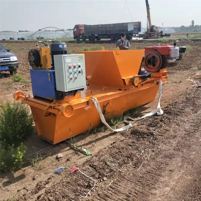 Customized Self-Propelled Irrigation Channel Forming Machine With Engine High Load Capacity 2700kg For Field Construction