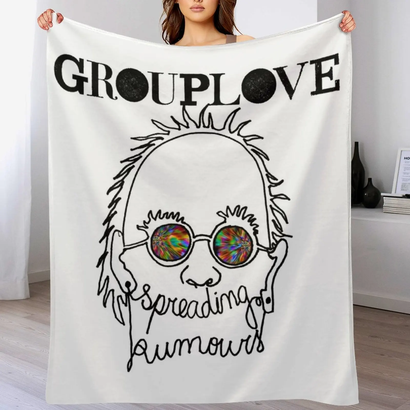 Grouplove Spreading Rumours Throw Blanket Hairy Nap Blankets