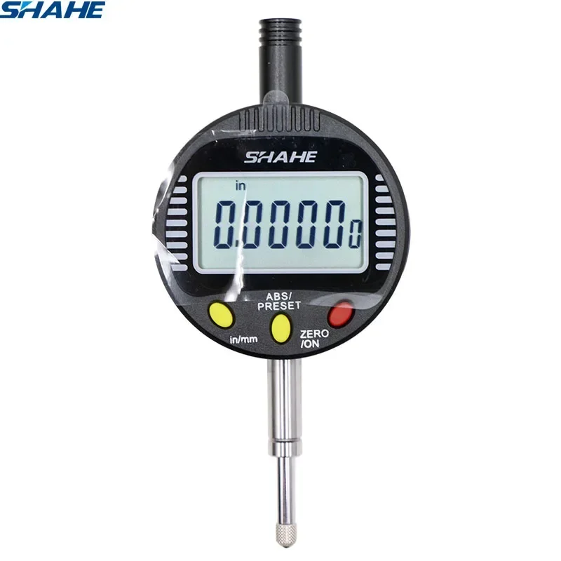 Shahe Electronic Digital Micron Indicator 0.001 mm 0-10 mm Digital Dial Gauge 0.001 mm Measuring Instruments Indicator