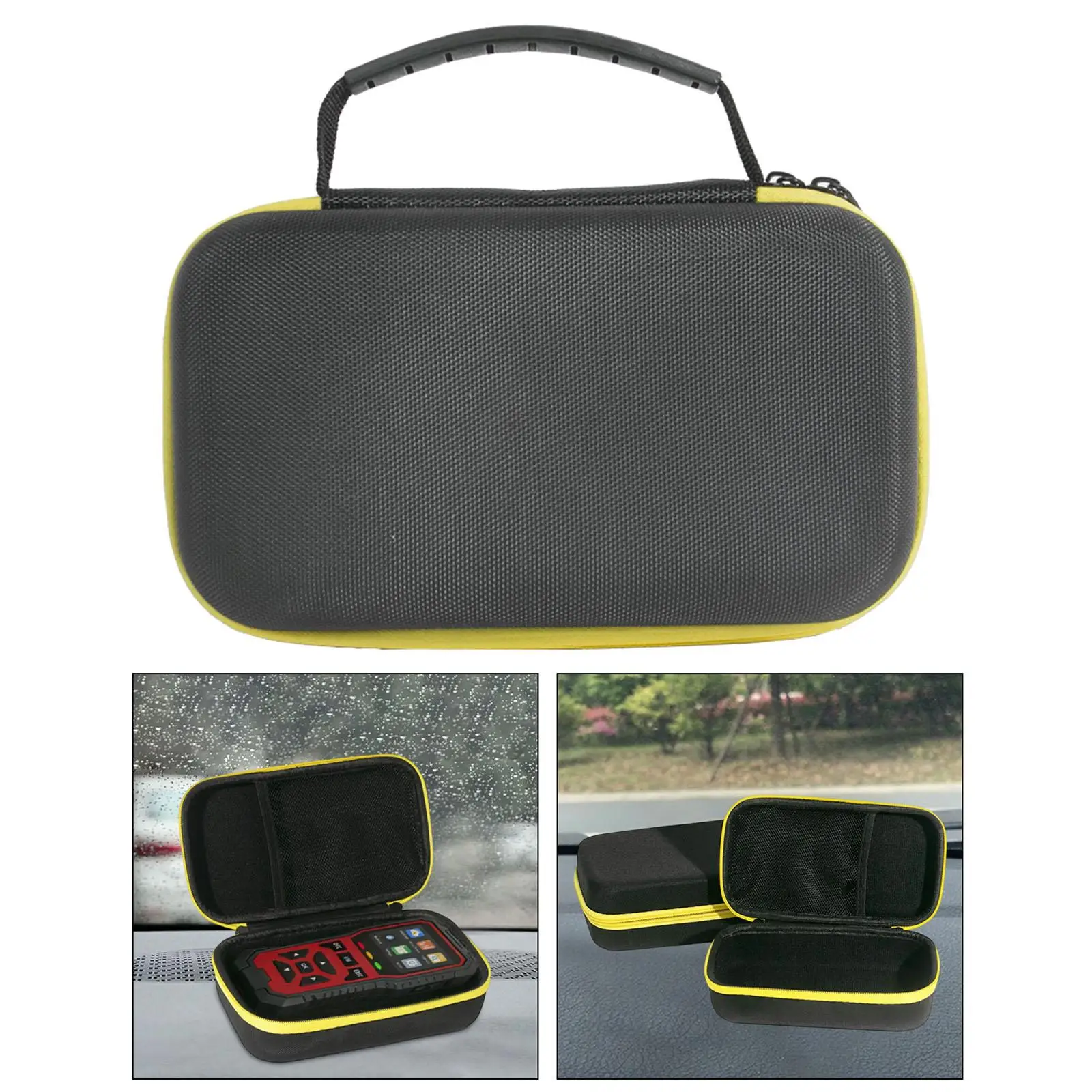 Car Scanner Tool Protective Bag,Hard,Professional,Replacement Large Storage Bag,Protective Case Carrying Case for Battery Tester