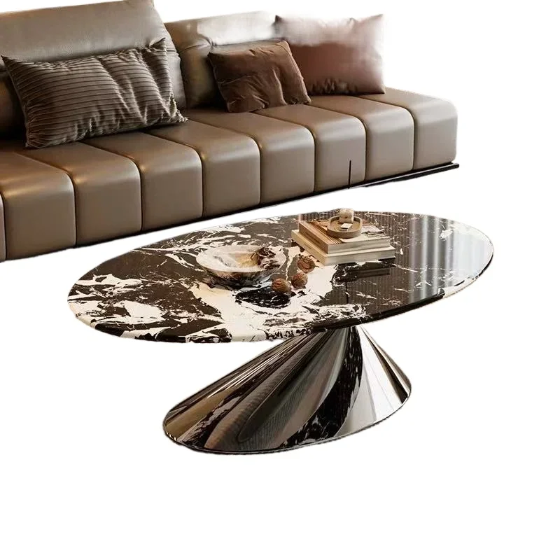 

Retro wabi-sabi wind marble round, home size, light luxury and high-end sense