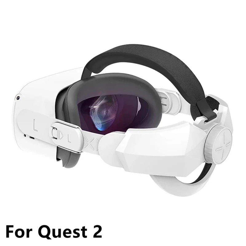 Halo Strap for Oculus Quest 2 Head Strap Upgrades Elite PU Leathe Alternative Head Strap for Quest-2 VR Accessories