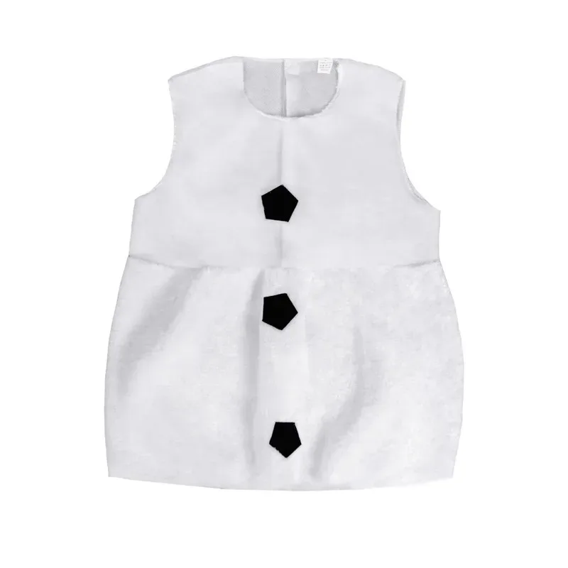 Frozen Olaf Tuta per bambini Cappello grembiule Set Costume cosplay Pupazzo di neve Tuta Fancy Party Performance Festa di Natale Dress Up