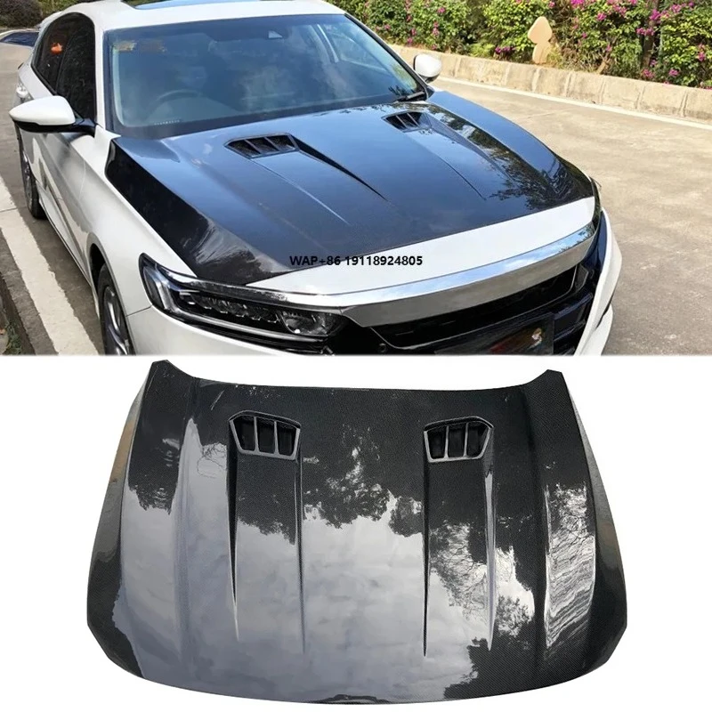 

2018-2020 for Accord 11th Gen Carbon Fiber Engine Cover New Front Engine Hood