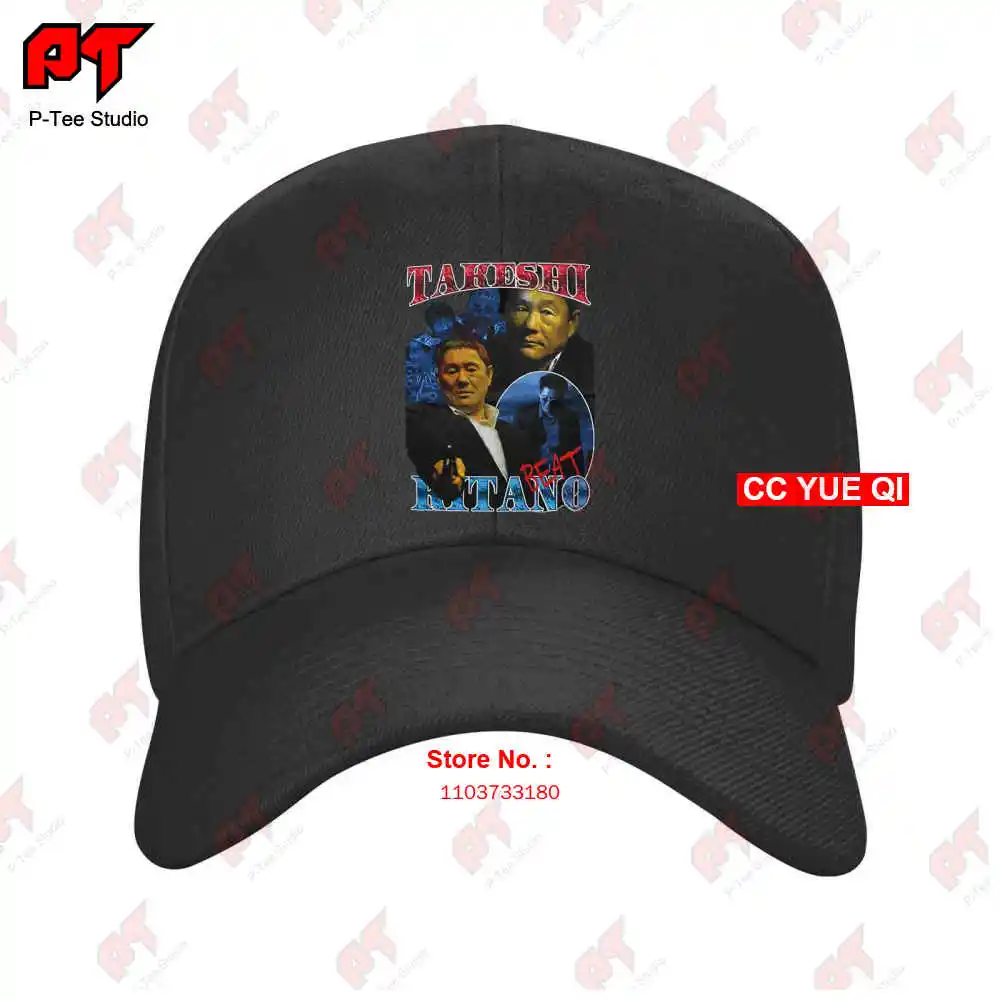 Passable Takeshi Kitano Wearing Kohh Rap Beat Outrage Baseball Caps Truck Cap F5NX