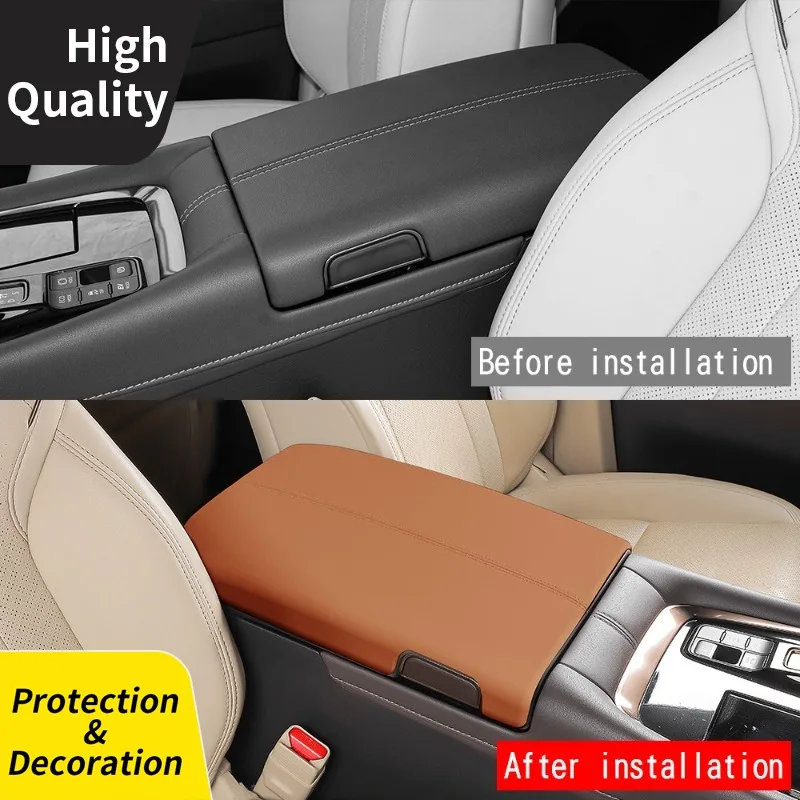 

Suitable for Toyota 2023 ALPHARD/VELLFIRE 40 SeriesLeather Protective Cover for The Glove Compartment