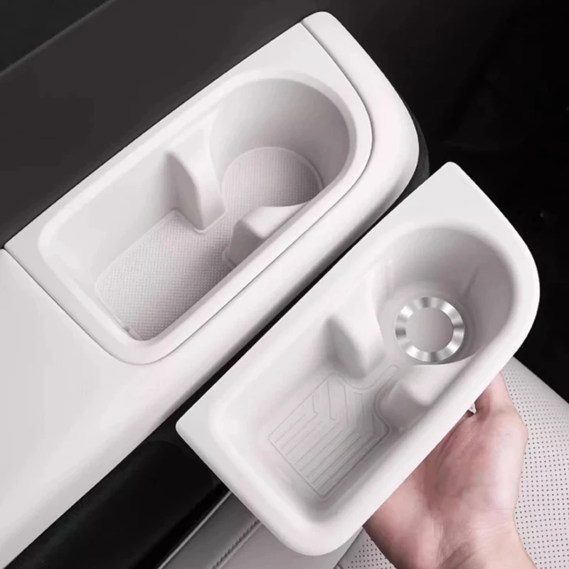 

For Lixiang MEGA 2025 2026 Three Drain Silicone Coaster Automotive Interior Decoration Modification