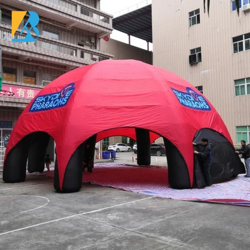 Fabricantes de tiendas de aire, enorme tienda de campaña inflable para juguetes de equipos de alquiler de fiestas