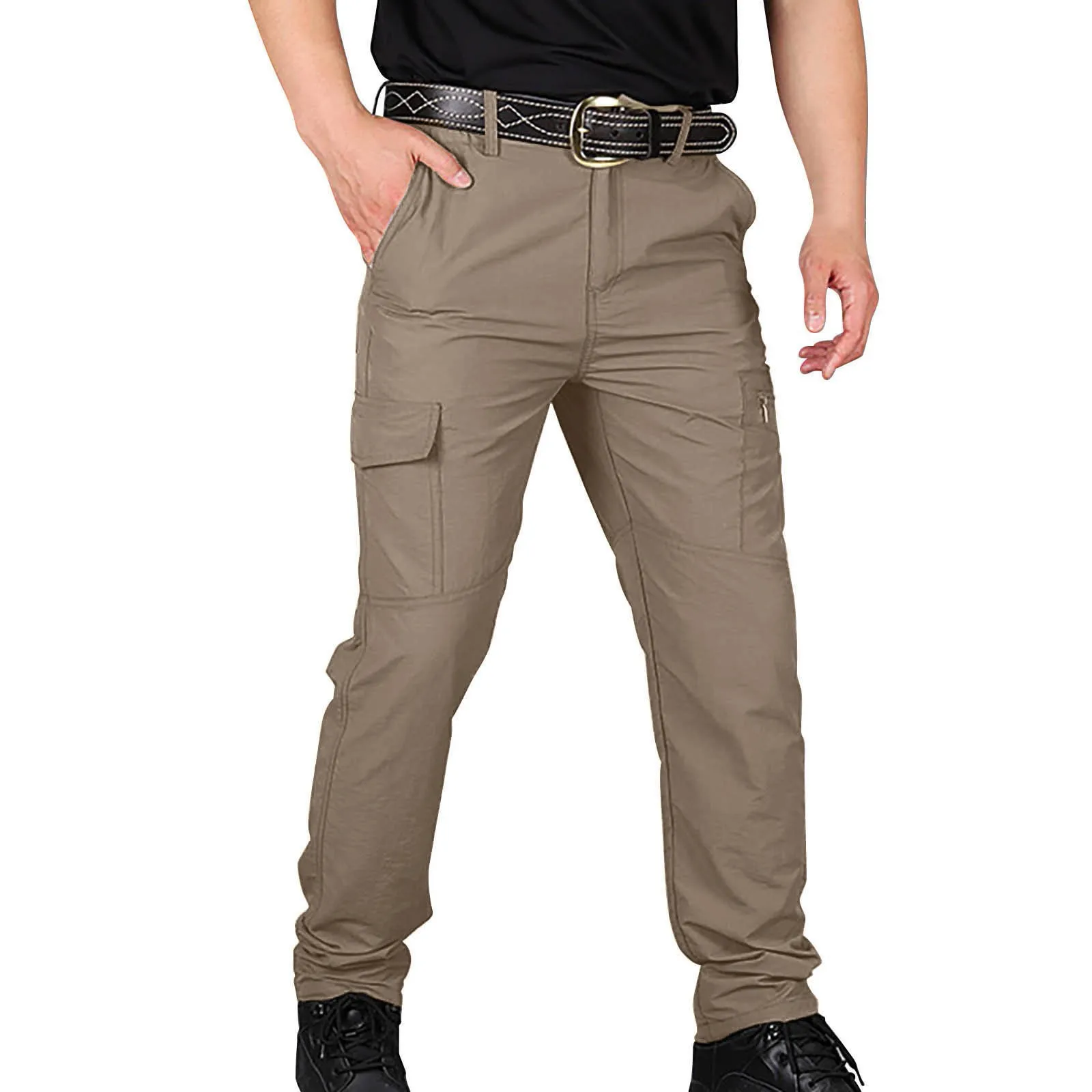 Monos tácticos militares para hombre, pantalones Cargo impermeables de secado rápido para montañismo, ropa de senderismo, ropa de calle, Verano