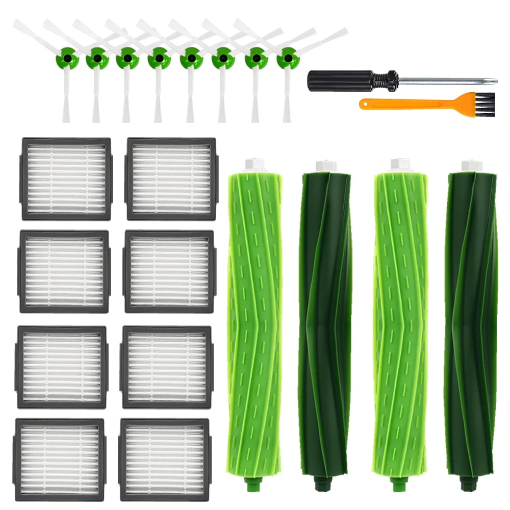 Vacuüm Accessoires Voor iRobot Roomba i3 i3+ i4 i4+ i6 i6+ i7 i7+ i8 i8+ E5 E6E7 Stofzak HEPA Filter Side Hoofdrolborstel Deel