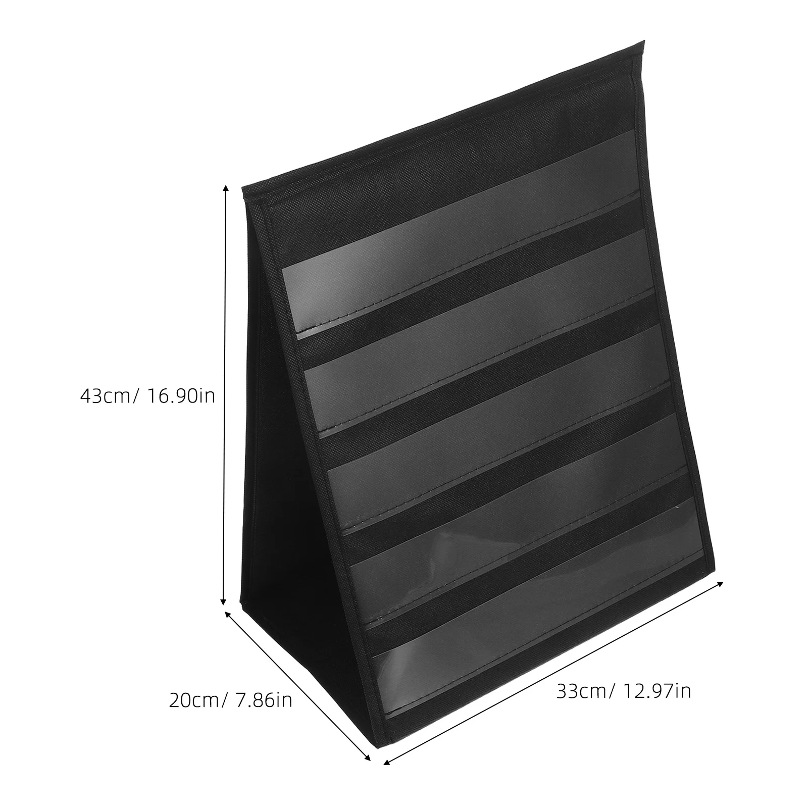 Tabletop Pocket Chart 43X33Cm Double-Sided Desktop Display Holder For Classroom Calendar Schedule Teaching Activities Portable