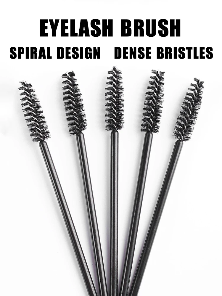 50/25pcs Disposable Eyelash Brush Eyelashes Extension Eyebrow Brush Mascara Wands Applicator Spoolers Lashes Women Makeup tools