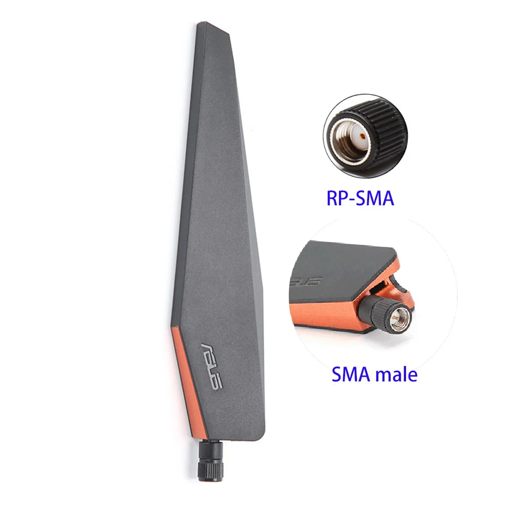 

2.4G 5G 5.8G dual bands frequency signal enhanced omnidirectional antenna SMA suitable for ASUS GT-AC5300 router WIFI antenna