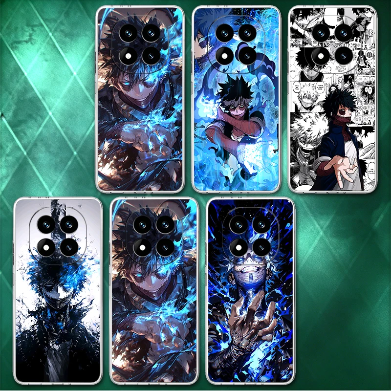 Мягкий чехол для телефона MHA My Hero Dabi для Xiaomi Redmi Note 13 14 15 Pro Plus 12 11S 11T 5G 10S 9S 4G, задняя крышка с рисунком