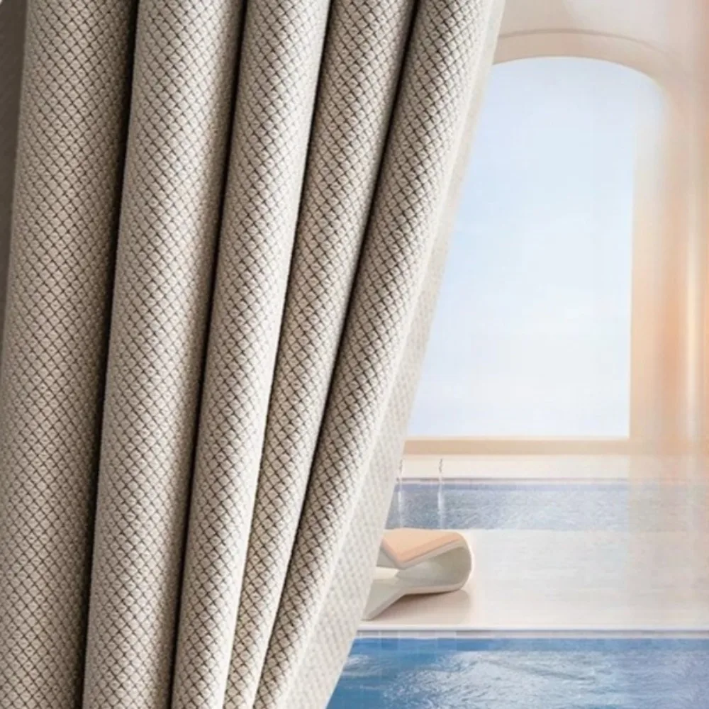 

Плед затемняющие шторы для спальни, термоизолированные, шумоподавляющие, оконные шторы для гостиной, затемняющие жалюзи