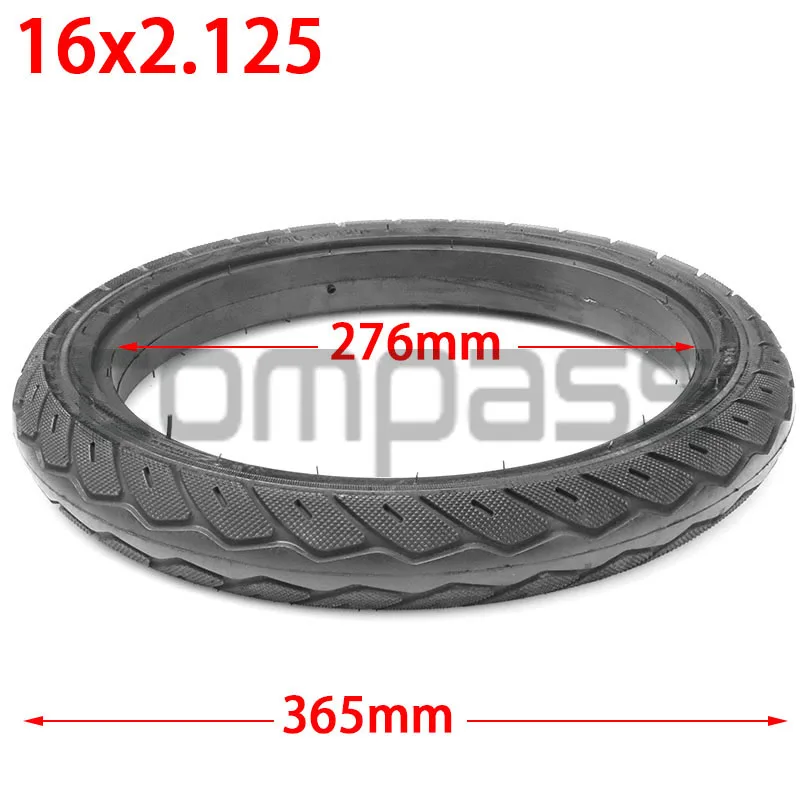 

16x2.125 mountain bike Anti Stab solid tyres 16-inch electric bicycle non-inflatable solid tires