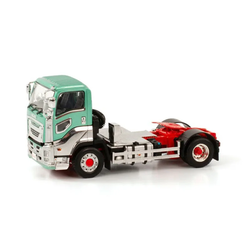 1:50 Scale Isuzu LIGHT GREEN 4X2 Truck Head 01-3969 Simulation Alloy Car Model Static Display Collectible Toy Gift Souvenir