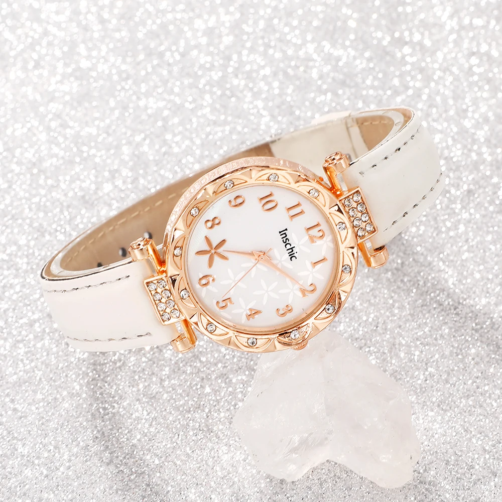 6 new styles of girls' fashionable quartz watch set versatile daily wear party Valentine's day party Easter Ramadan Halloween Ch