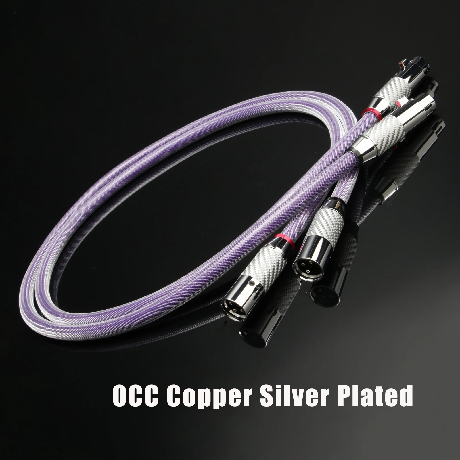 18 Guage XLR Microphone Cable 1 Pair Male to Female 3 Pin Nylon Braided Balanced Wires Cords with OCC Copper Conductors