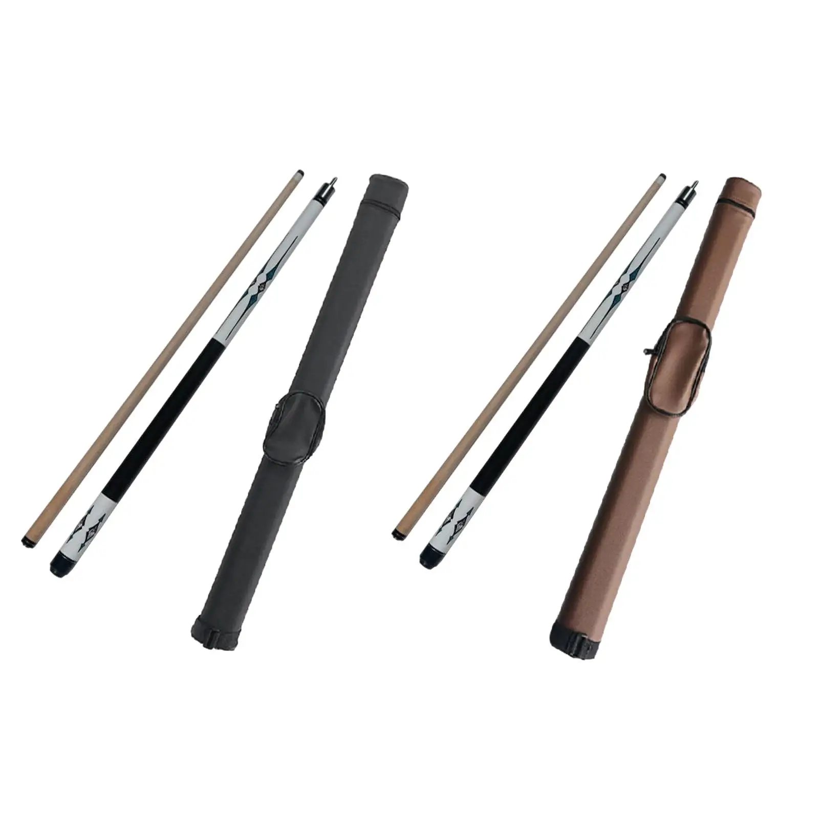 

1/2 Pool Cue Ergonomic Fashion Professional Handmade Snooker Pool Cue for Pool Table Sports Training Enthusiasts Adults Beginner