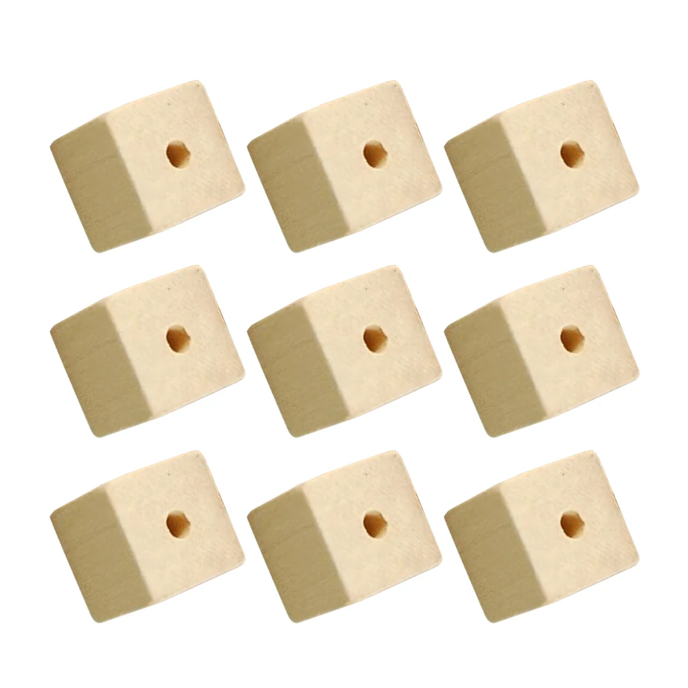 

100 Pcs Wooden Bead Accessories DIY Jewelry Spacer Beads for Bracelets Charm Craft with Holes Bamboo
