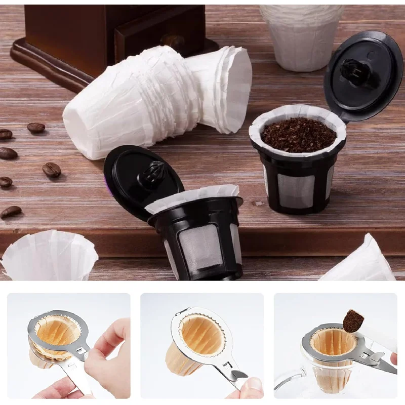 

Household filter paper holder disposable coffee filter paper capsule powder paper cup follicular type