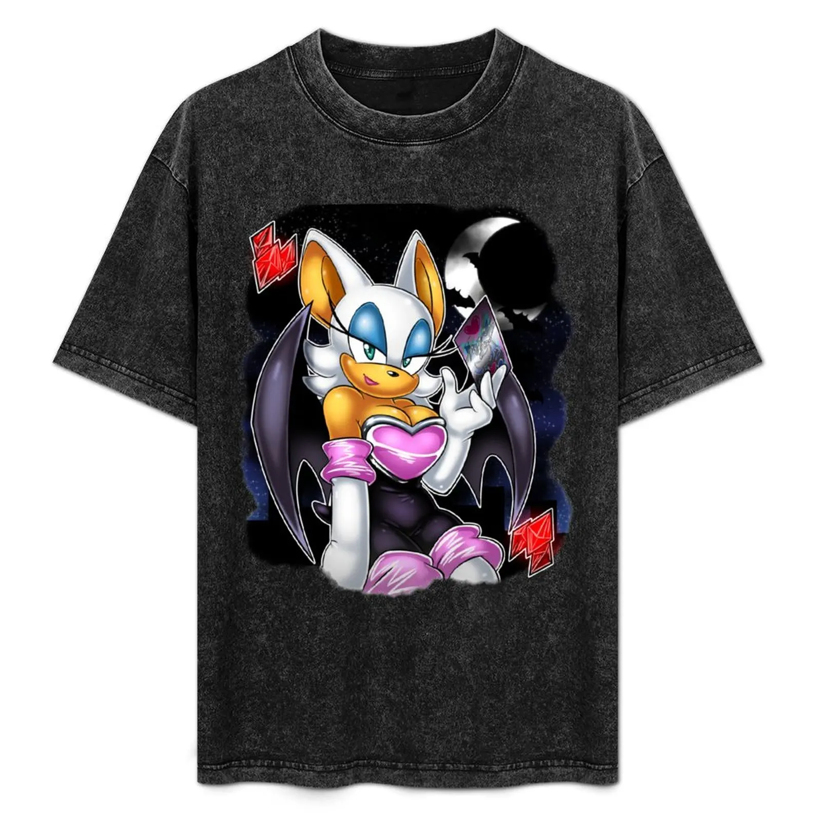 Rouge the Bat T-Shirt animal prinfor boys oversized graphic tee t shirts for men pack