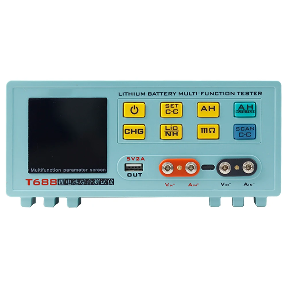 T-688 lithium battery capacity and internal resistance comprehensive tester