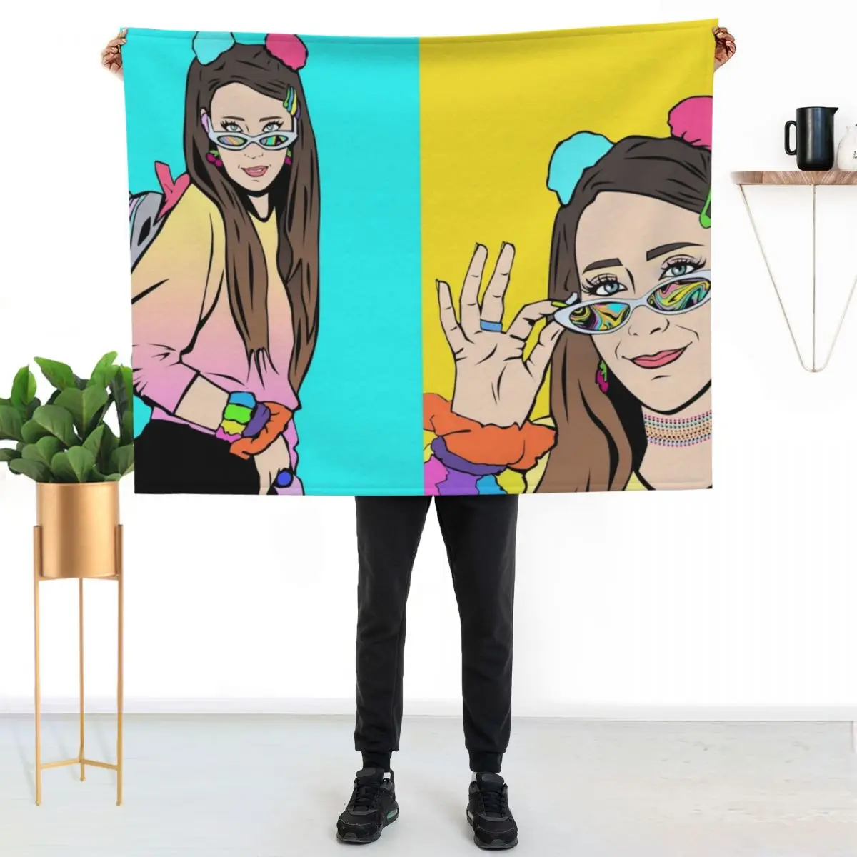 Jenna Marbles Throw Blanket Blankets For Baby Softest Beach Bed linens Hairy cosplay anime Blankets