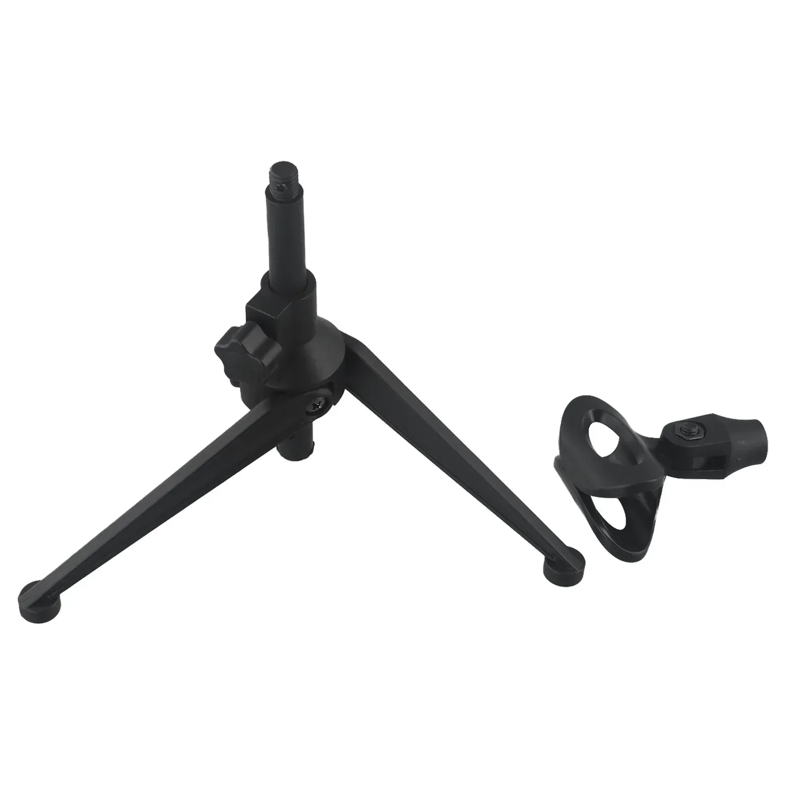 1x supports de Microphone trépieds de bureau Mini support de Table Portable support de micro réglable support de pince de micro supports légers