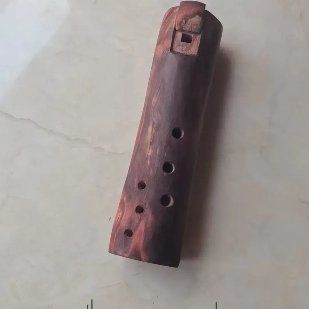 Handmade wooden flute Hainan huanghuali Indian flute pocket flute niche musical instrument lovers