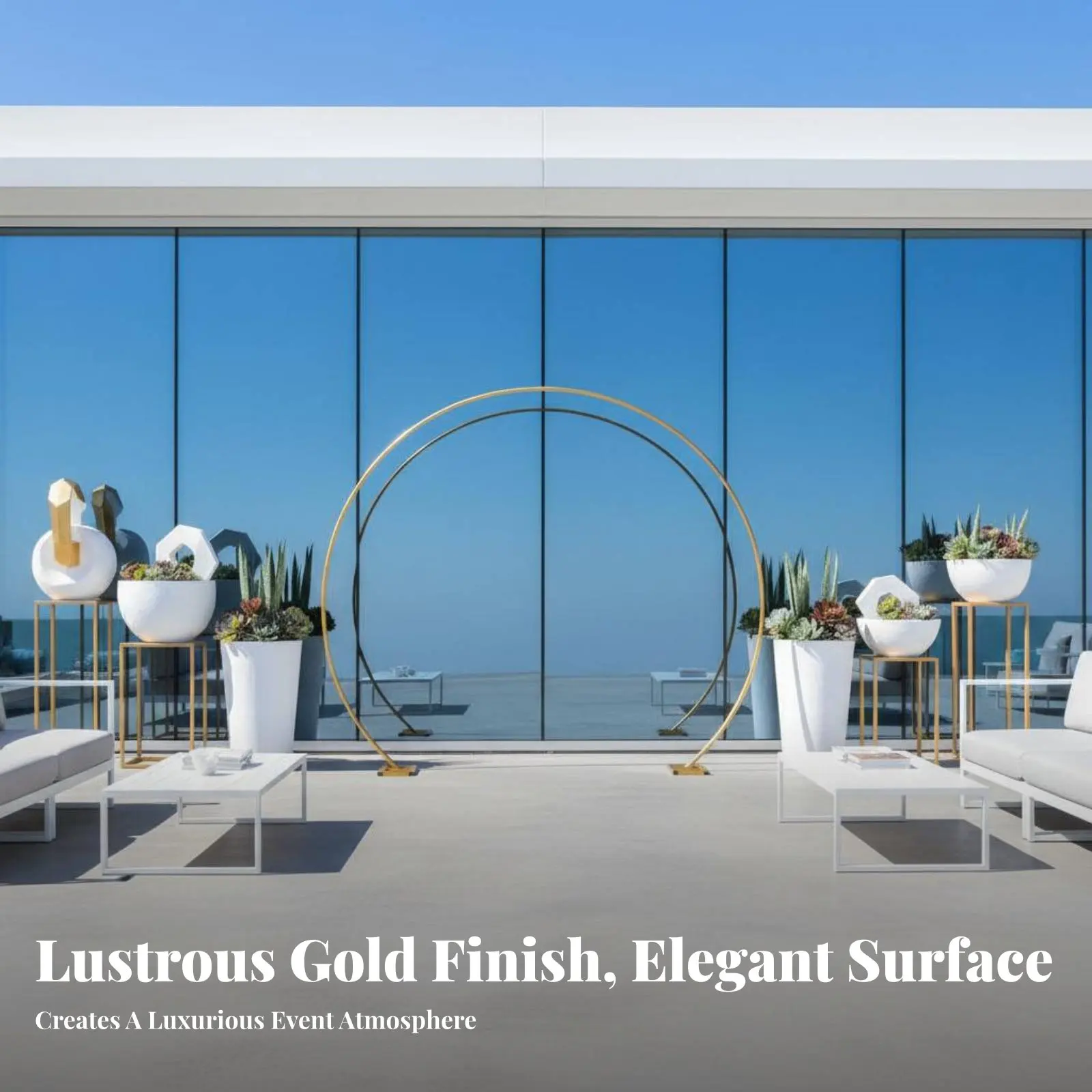 

Золотая свадебная арка-каркас с золотистым покрытием, круглая металлическая подставка для свадебного фона, легко собираемая, для вечеринок