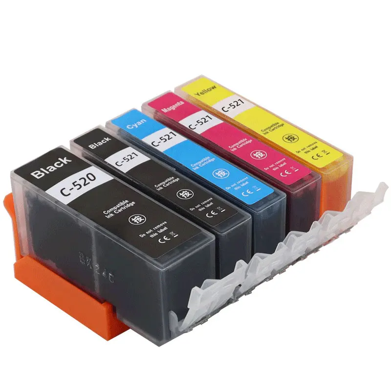 PGI-520 CLI-521 Compatible Ink Cartridge for Canon PGI520 CLI521 PIXMA  MP540 MP550 MP560 MP620 MP630 MP640 MP980 MP990 Printer