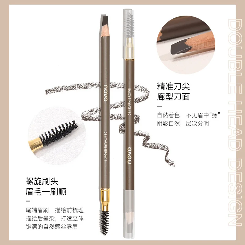 Augenbrauenstift erhältlich. Augenbrauenstift, Schatten, Kosmetik, wasserfest, Kunst, Tönung, Make-up, Augenbrauenstift, Enhancer, kosmetisches Werkzeug
