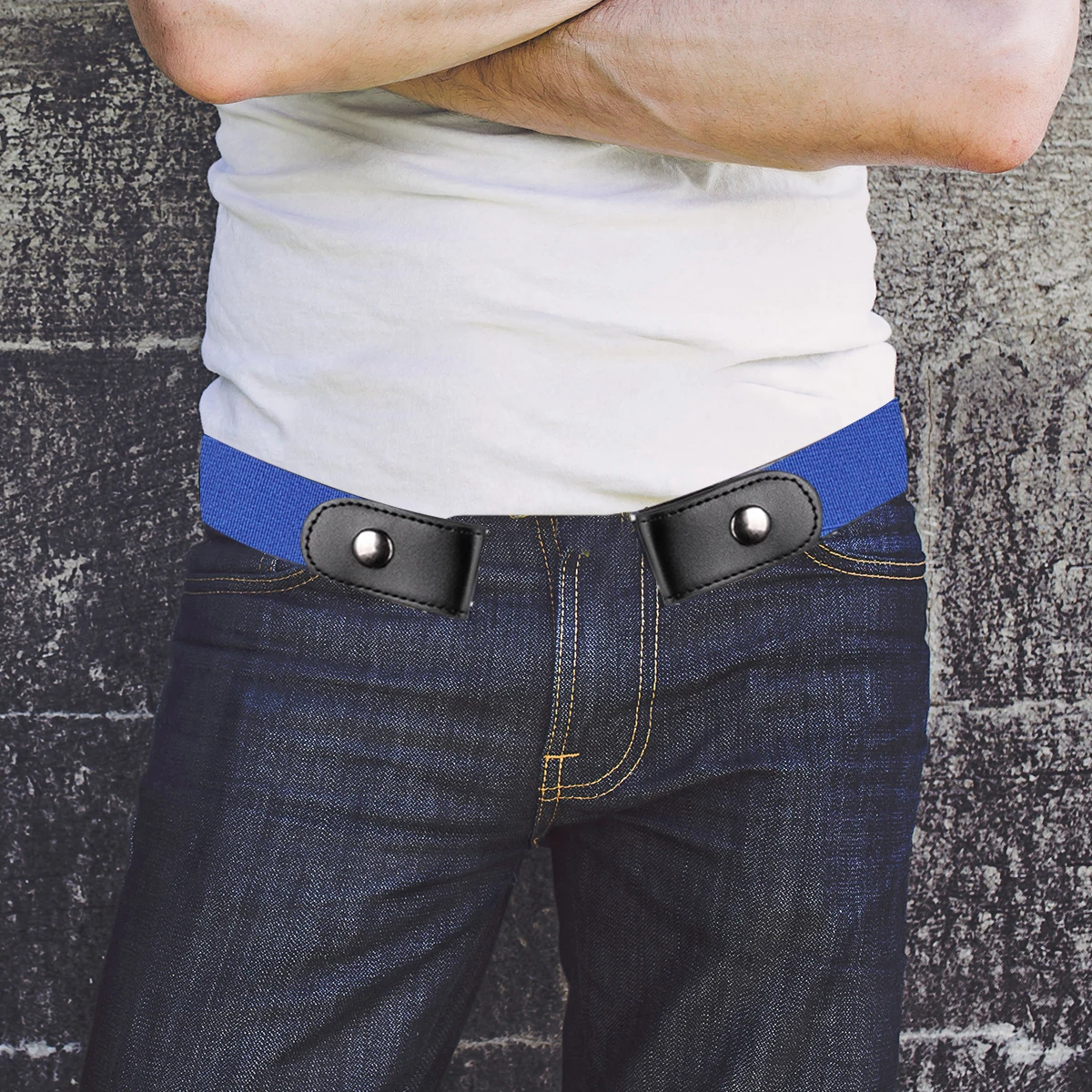 

Elastic Invisible Belt Stretch No Buckle Perfect Women Men Kids Pregnant Long Term Premium Durable Fashion Accessory Pants Jeans