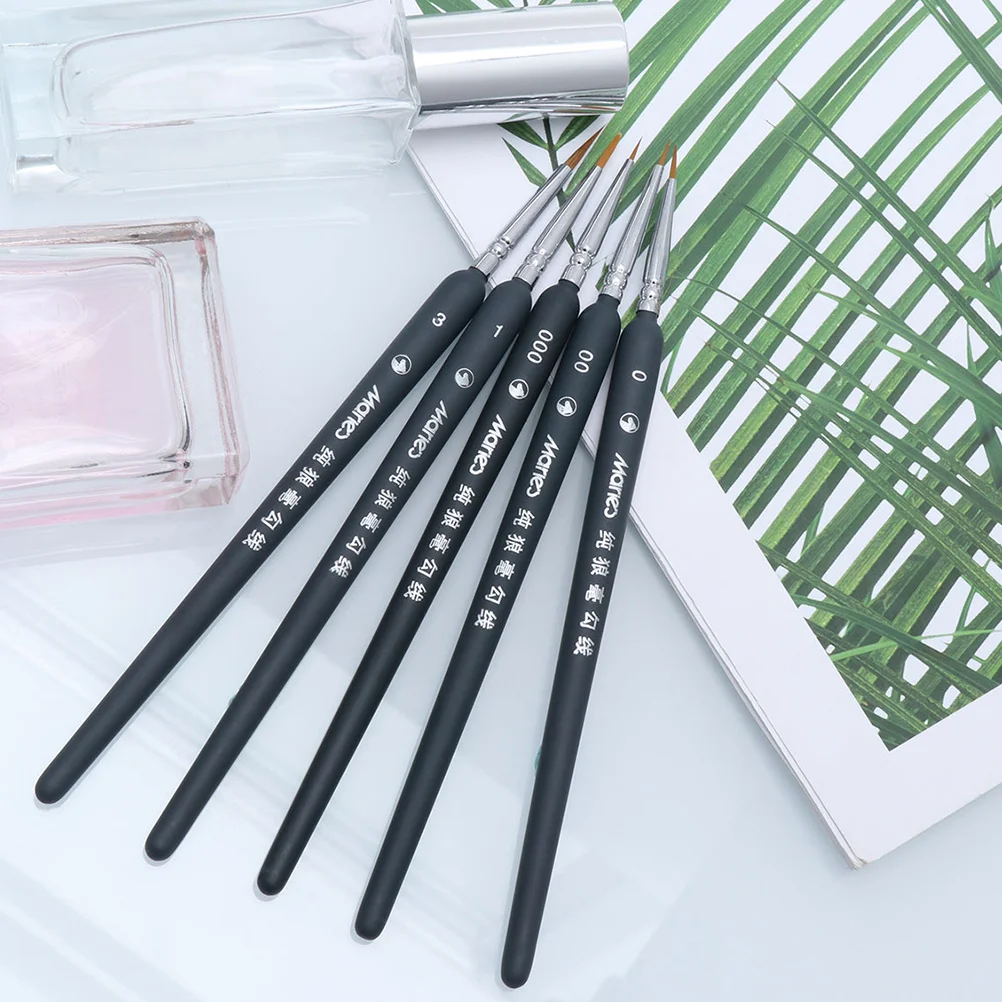 

10pcs Liner Brush Set Fine Detailing Paint Brushes For Acrylic Watercolor Oil Painting Miniature Art Craft Durable Tip