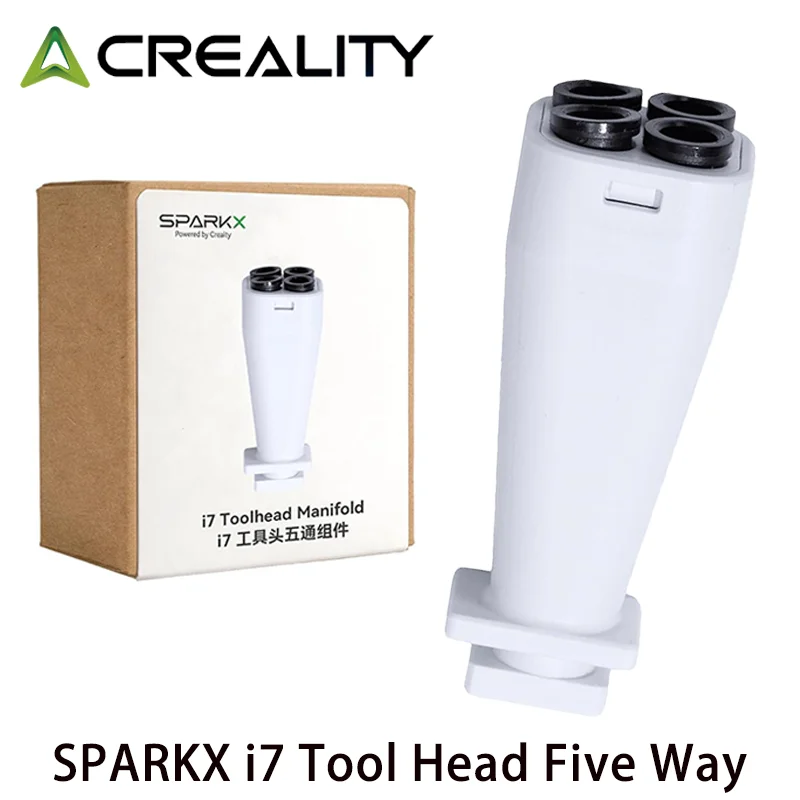 Creality SPARKX i7 Tool Head Five Way,Official i7 Toolhead Manifold,Filament Hub and PTFE Tube Connector for SPARKX i7 3D Printe