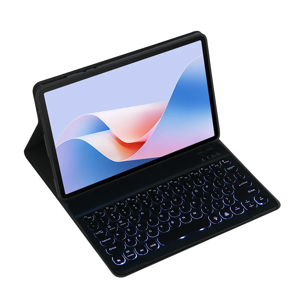 Keyboard Case For Lenovo Tab M10 3rd Gen TB328FU/XU 10.1inch PU Leather Stand Protective Wireless Backlight Keyboard Cover Funda image 6